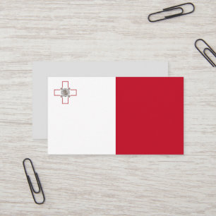 Cartão De Visita Bandeira de Malta