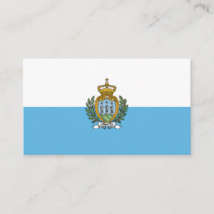 Cartão De Visita Bandeira de São Marino