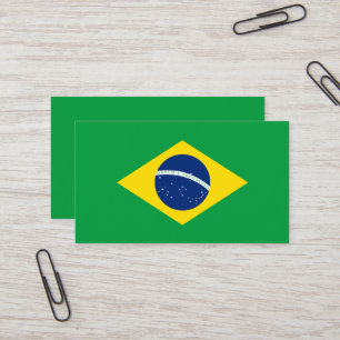 Cartão De Visita Bandeira do Brasil