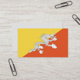 Cartão De Visita Bandeira do butano