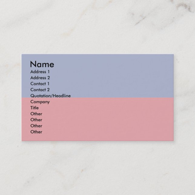 Cartão De Visita Bandeira do Haiti (Frente)