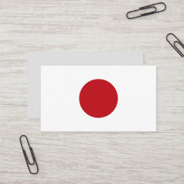 Cartão De Visita Bandeira do Japão
