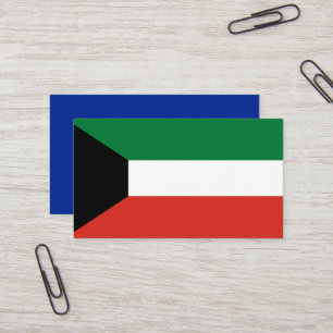 Cartão De Visita bandeira do Kuwait