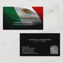Bandeira Nacional do México com Código QR | Profis