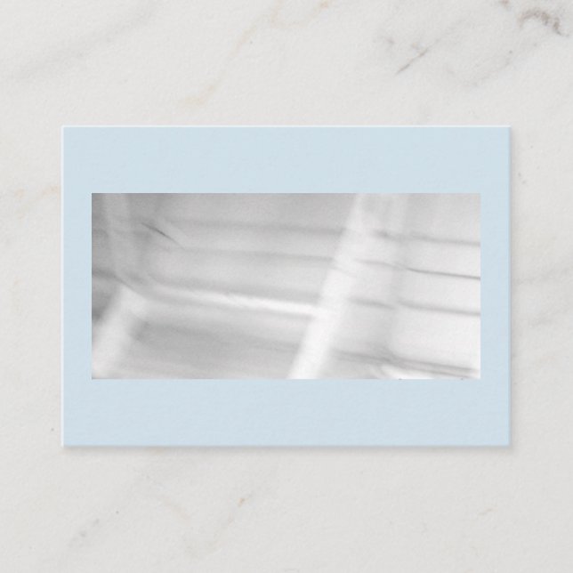 Cartão De Visita Banheira de Neve (Frente)