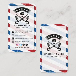 Cartão De Visita Barbearia Estilista de Cabelo Profissional