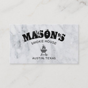Cartão De Visita Barbecue Smoke House