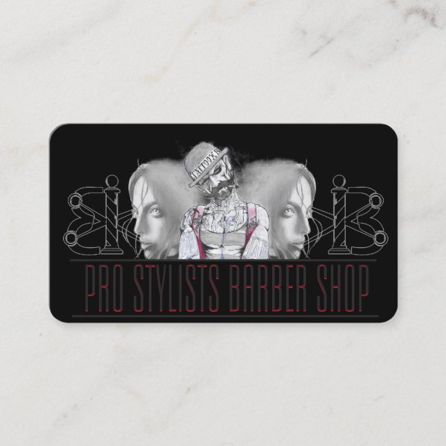 cartão de visita barbeiro (Frente)