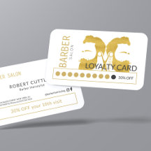 Barbeiro branco de ouro moderno comprar punção de 