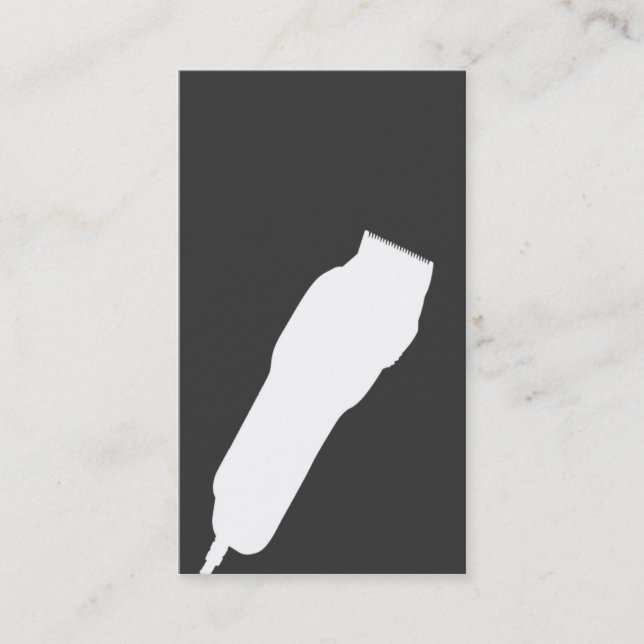 Cartão De Visita Barbeiro das tesouras/cartão de visita do (Frente)