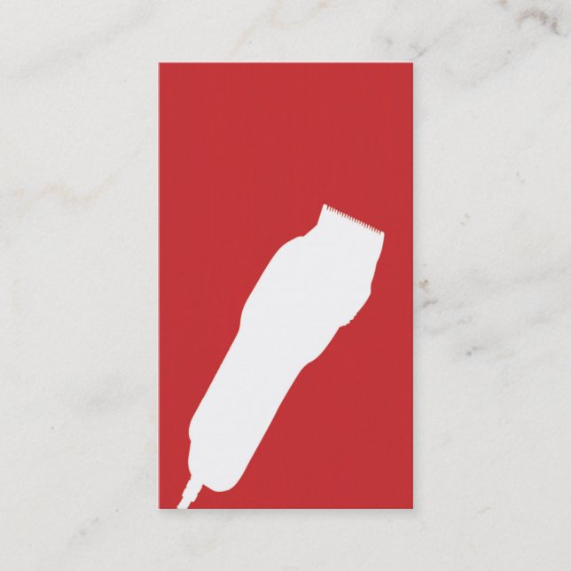 Cartão De Visita Barbeiro das tesouras/cartão de visita do (Frente)