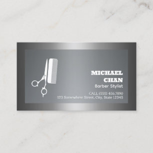 Cartão De Visita Barber