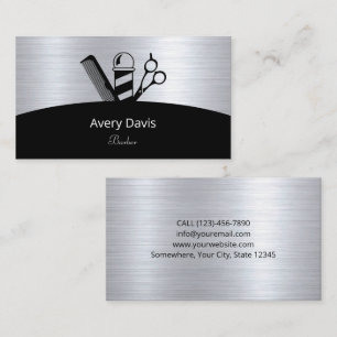 Cartão De Visita Barber - Barber - Compro de cabeleireiro Barbersho