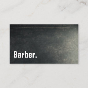 Cartão De Visita Barber Modern Minimalista Blackboard Professional