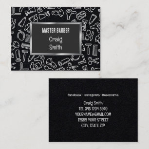 Cartão De Visita 💇 ‍ ♂️ Barber Premium