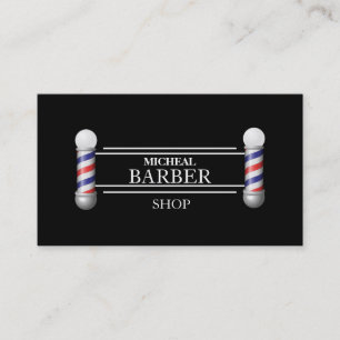 Cartão De Visita Barber Simples