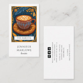 Cartão De Visita Barista Tarot