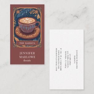 Cartão De Visita Barista Tarot