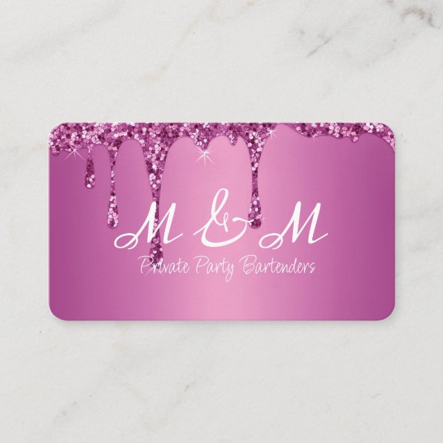 Cartão De Visita Barman De Parceiro Privado Para Seu Evento Especia (Frente)