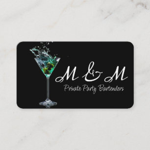 Cartão De Visita Barman De Parceiro Privado Para Seu Evento Especia