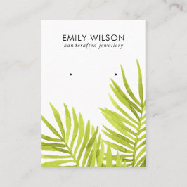 CARTÃO DE VISITA BARRAMENTO DE EXIBIÇÃO DE ESTUDO DE ESTUDO DE PALM