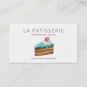 Cartão De Visita Barramento de pastelaria de pastelaria de cozinha 