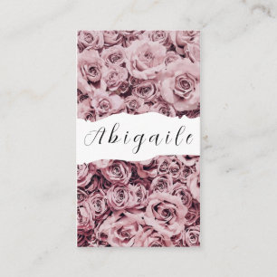 Cartão De Visita Barramento Floral do Vetor da Flor sem Costura