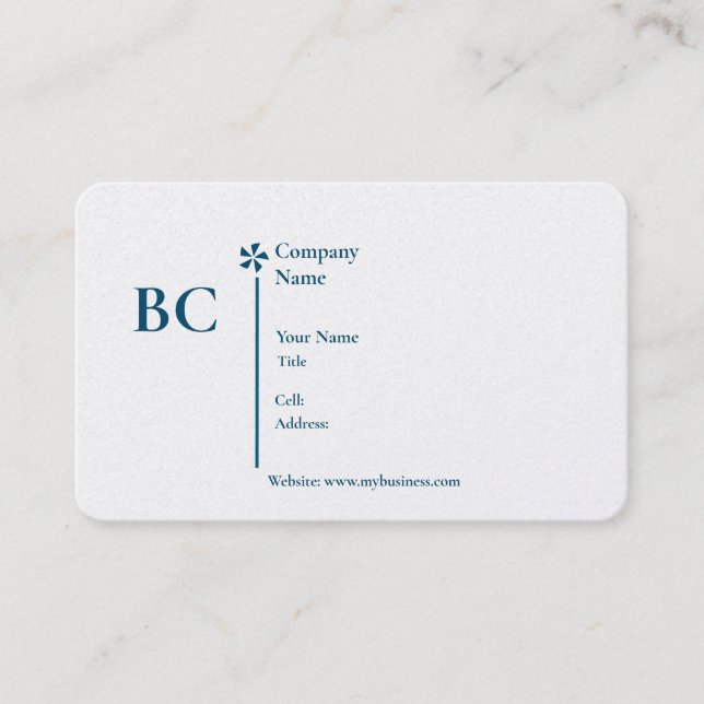 Cartão De Visita Basic white Template Business Card  homes (Frente)