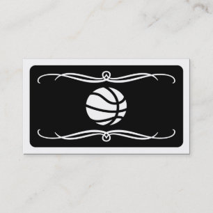 Cartão De Visita basquete moderno (personalizável a cores)
