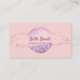 Cartão De Visita Bath Bomb Natural Soap Spa Sauna