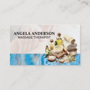 Cartão De Visita Bath Salts e Spa Massage Oils