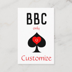 Cartão De Visita BBC Apenas Sinal de Espada Lâmina Thunder_Cove