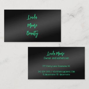 Cartão De Visita Beauty Esthetician