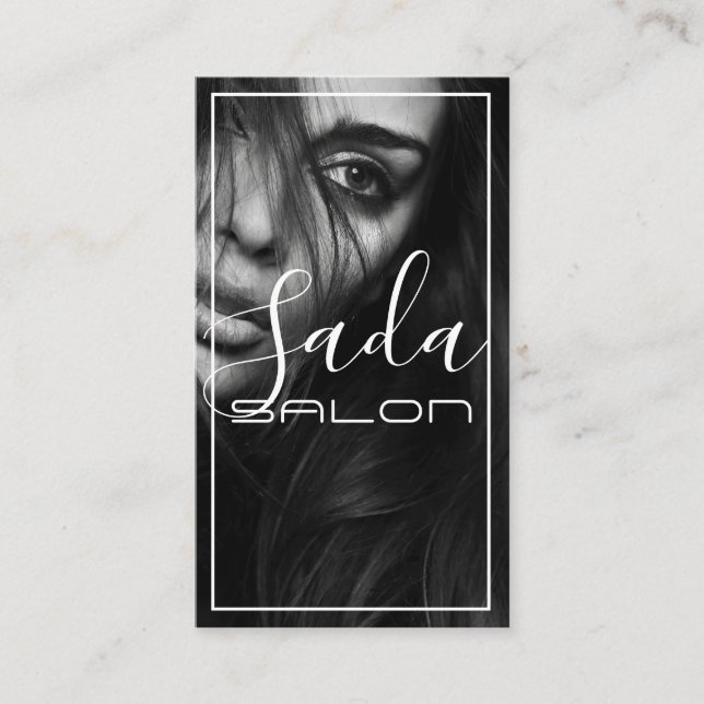 Cartão De Visita Beauty Makeup Artist Hair Salon (Frente)