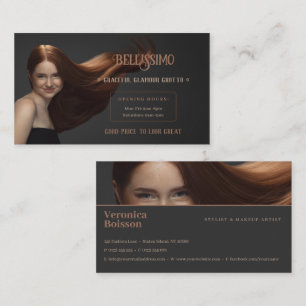 Cartão De Visita Beauty Salon Elegante