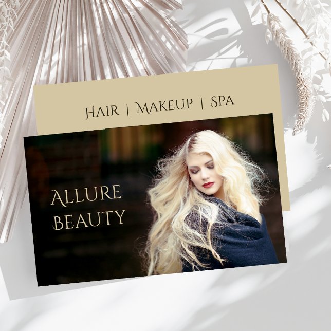 Cartão De Visita Beauty Salon, Hair, Makup, Spa (Beauty Salon, Hair, Makup, Spa Business Card)
