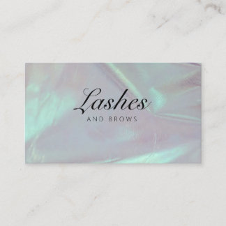 Cartão De Visita Beauty Salon Lashes and Brows Business Card