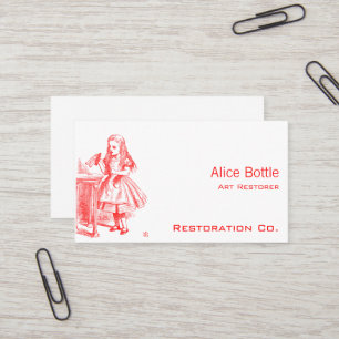 Cartão De Visita Beba-me (Alice)