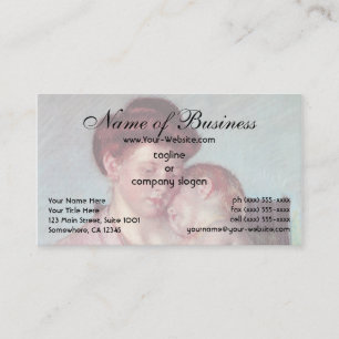 Cartão De Visita Bebê sonolento por Mary Cassatt