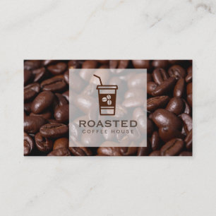 Cartão De Visita Bebida De Café De Café