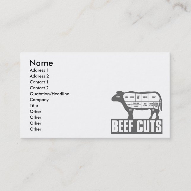 Cartão De Visita Beef_Cuts (Frente)
