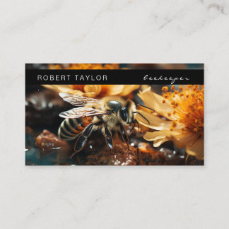 Cartão De Visita Beekeeper Honey Seller Beer Ring Farmer Card