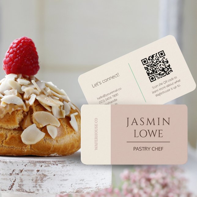 Cartão De Visita Beige de Conexão de Vamos de Mídia Social de Códig (Criador carregado)