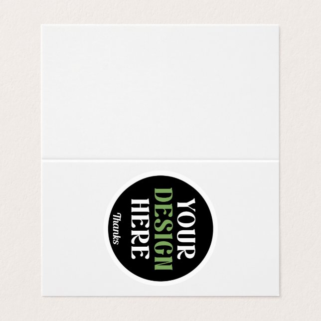 Cartão De Visita beijo personalizado, exclusivo, elegante e minimal (Exterior Desdobrado)