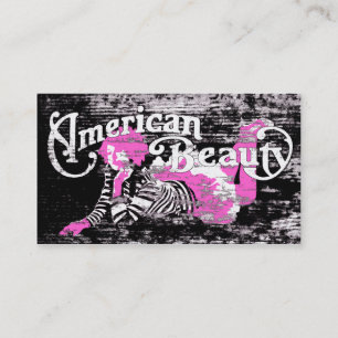 Cartão De Visita beleza americana