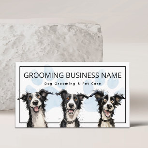 Cartão De Visita Beleza Canina & Diversão em Cuidados com Animais d