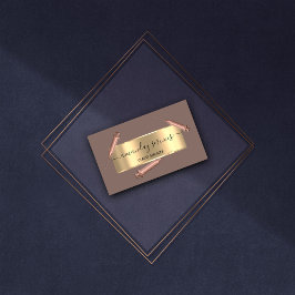 Cartão De Visita Beleza Cosmetologista Seringa Botox B12 QRCode Ros