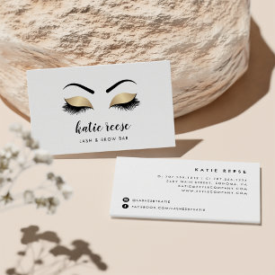 Cartão De Visita Beleza das Douradas Lashes e Brows