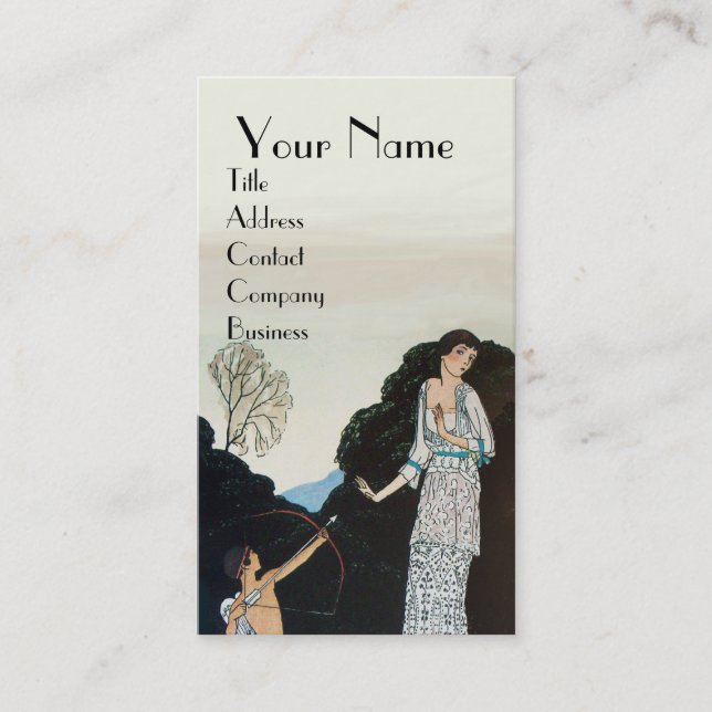 CARTÃO DE VISITA BELEZA E CUPIDA - ARTISTA DO DESIGNER DE MASSA (Frente)