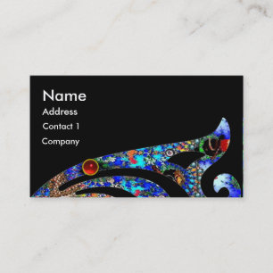 Cartão De Visita Beleza EFÉMERA do MONOGRAMA, salão de beleza,